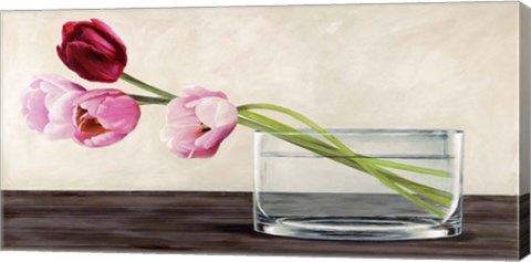 Framed Modern Composition, Tulips Print