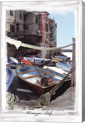 Framed Vernazza, Italy Print