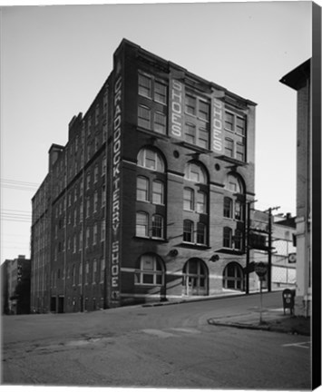 Framed GENERAL VIEW, WITH NINTH ST. FACADE ON RIGHT - Craddock-Terry Shoe Company, Ninth and Jefferson Streets, Lynchburg Print