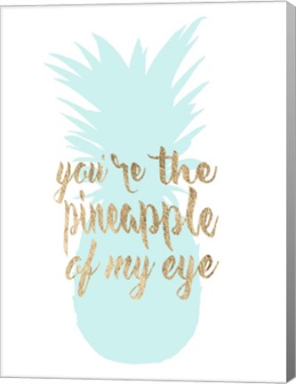 Framed Pineapple Life II Print