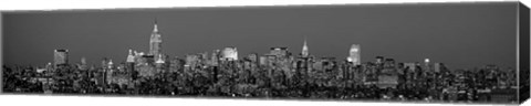 Framed Manhattan Skyline Print