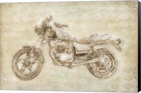 Framed Motorcycle Print