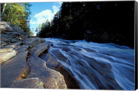 Framed Ammonoosuc River Falls, Cohos Trail, New Hampshire Print