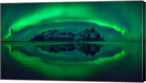 Framed Eye Of Stokksnes Print