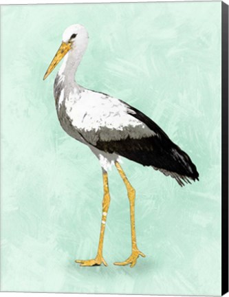 Framed Seashore Bird II Print