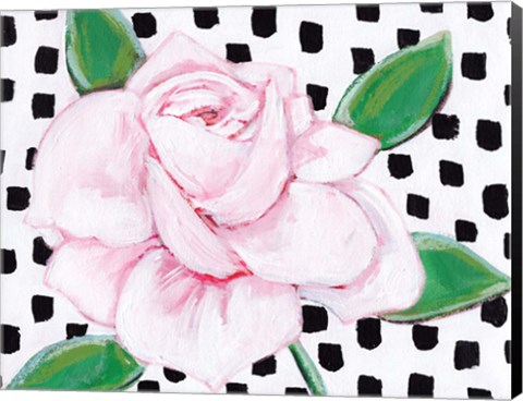 Framed Pink Rose II Print