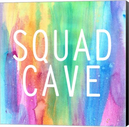 Framed Squad Cave Print