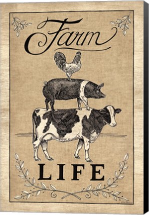 Framed Farm Life Print