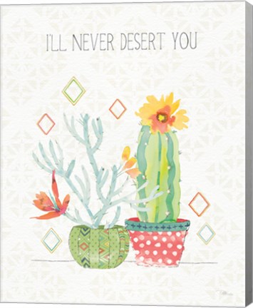 Framed Sweet Succulents V Print