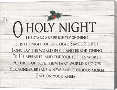 Framed O Holy Night Print