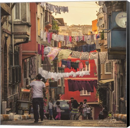 Framed Streets of Istanbul Print
