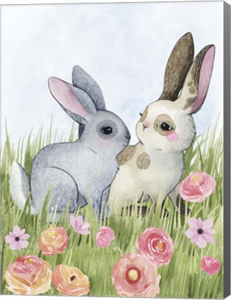 Framed Somebunny Love I Print