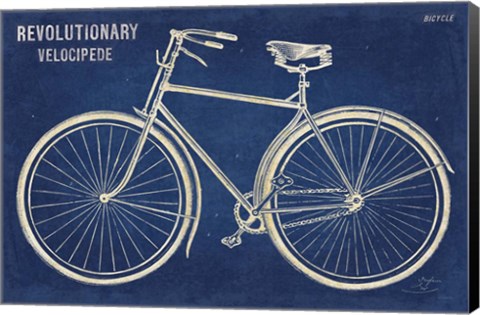 Framed Blueprint Bicycle Print