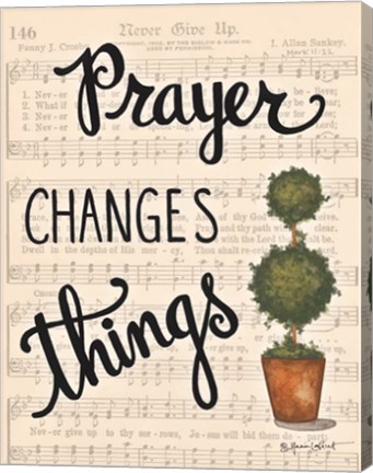 Framed Prayer Changes Things Print