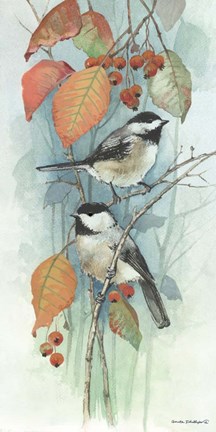 Framed New Chickadee I Print