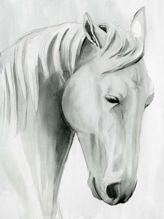 Framed Horse Whisper II Print