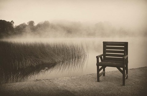 Framed Reflections at Dawn Print