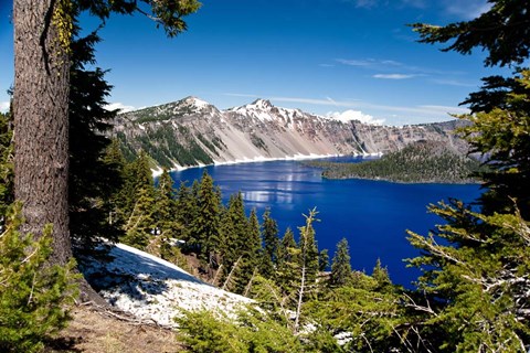 Framed Crater Lake Print