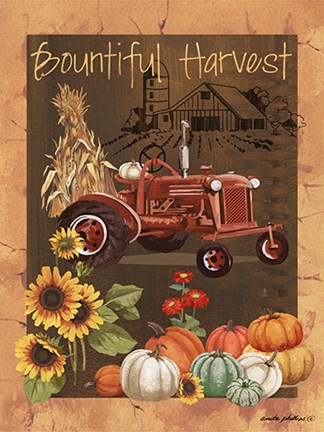 Framed Bountiful Harvest VI Print