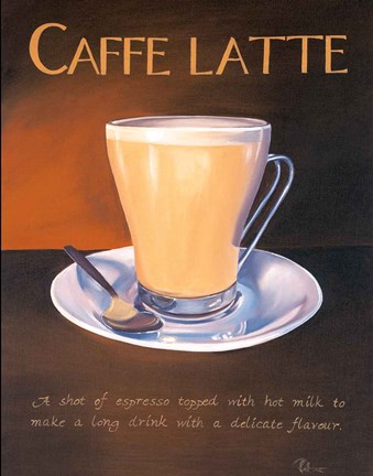 Framed Urban Caffe Latte Print