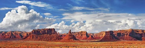 Framed Valley Of The Gods, Utah Print