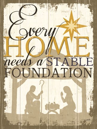 Framed Stable Foundation Print