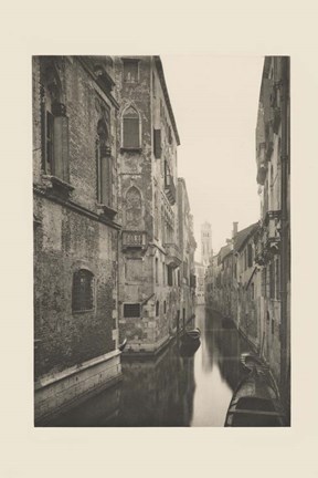 Framed Vintage Views of Venice V Print