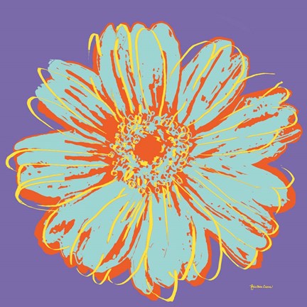 Framed Flower Pop Art VI Print