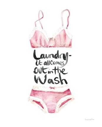Lingerie Laundry I Art by Mercedes Lopez Charro at FramedArt.com