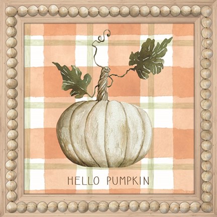 Framed Hello Pumpkin Print