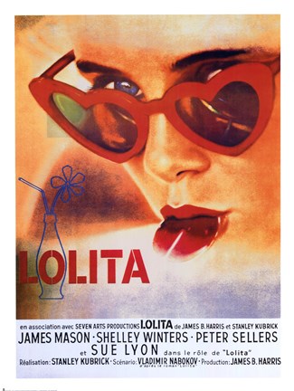 Lolita Heart Sunglasses Artwork by Unknown at FramedArt.com