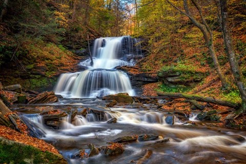 Framed Tuscarora Falls Print