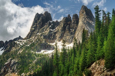 Framed Above Washington Pass Print