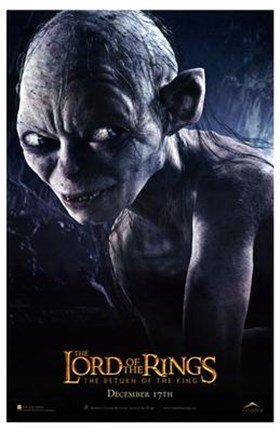 Lord of the Rings: Return of the King Smeagol Poster by Unknown at  FramedArt.com