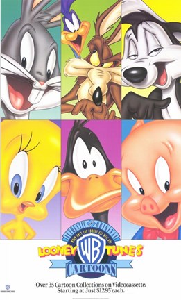 Warner Brothers Looney Tunes Cartoon Characters Poster by Unknown at  FramedArt.com