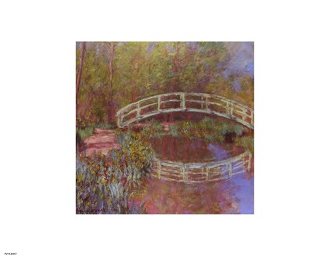 Framed Le Pont Japonais Print