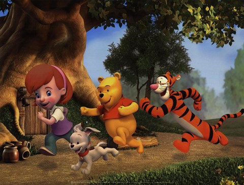 My Friends Tigger & Pooh Poster by Walt Disney at FramedArt.com