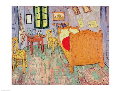 Framed Van Gogh&#39;s Bedroom at Arles, 1889 Print