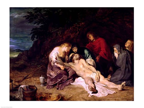 Framed Lamentation over the Dead Christ with St. John and the Holy Women Print