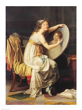 Portrait of Rose Adelaide Ducreux Painting by Jacques-Louis David at  FramedArt.com