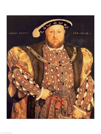 Framed Portrait of Henry VIII A Print