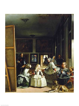 Framed Las Meninas Print