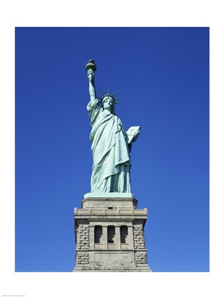 Framed Statue of Liberty, New York City, New York, USA Print