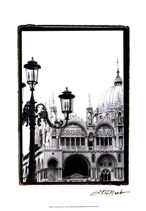 Framed Venetian Stroll V Print