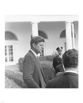 Framed President KennedyGreets Latin American Archivists Print