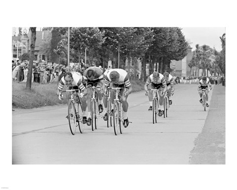 Framed Tour de france 1966 Print