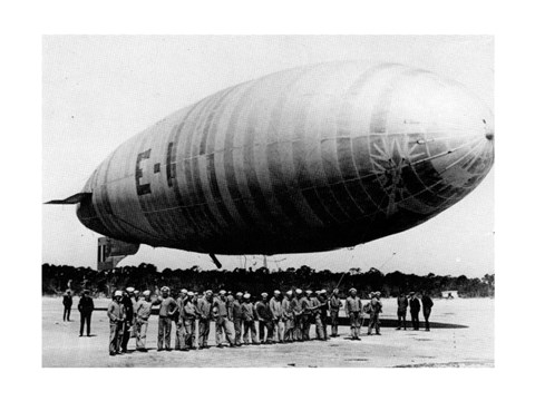 Framed E Class Blimp Print