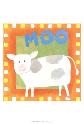 Framed Moo Print