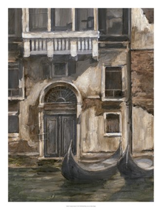 Framed Venetian Facade I Print