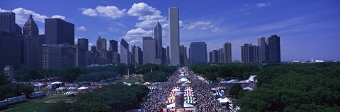 Framed Taste of Chicago Chicago IL Print